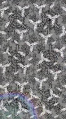 Renkli unsurlarla hareketli arka plan görüntüleri. Çiçekler. Eski model. Bayrak tarzı. Altın, altın. Video kaydı. Şablon.