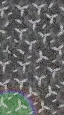 Renkli unsurlarla hareketli arka plan görüntüleri. Çiçekler. Eski model. Bayrak tarzı. Video kaydı. Şablon. Döngü. Kusursuz..