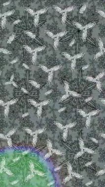 Renkli unsurlarla hareketli arka plan görüntüleri. Çiçekler. Eski model. Bayrak tarzı. Video kaydı. Şablon. Döngü. Kusursuz..