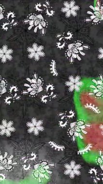 Renkli unsurlarla hareketli arka plan görüntüleri. Çiçekler. Eski model. Bayrak tarzı. Video kaydı. Şablon. Döngü. Kusursuz..