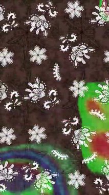 Renkli unsurlarla hareketli arka plan görüntüleri. Çiçekler. Eski model. Bayrak tarzı. Video kaydı. Şablon. Döngü. Kusursuz..