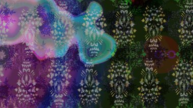 Dekorasyon ve tasarım için güzel bir desen. Moda baskısı. Çiçeğin suluboya çizimlerinin mükemmel deseni. Ton halinde. Suluboya desenli çiçek deseni.