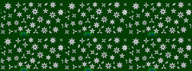 Küçük çaplı çiçeklerdeki basit şirin desenler. Tekstil veya kitap kapakları, imalat, duvar kağıtları, baskı, hediye paketi ve yapıştırma kitabı için çiçek eskizi geçmişi. Raster illüstrasyonu.