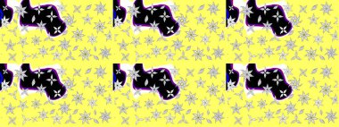 Parmak izi, kumaş, duvar kâğıdı, tekstil için raster dokusu. Nakış desenli çiçek deseni. Renkli grunge, alüminyum çiçeklerle soyut arkaplanı zenginleştirir.