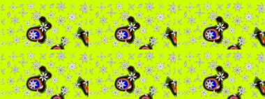 Eski moda arka plan. Güzel, parlak, pürüzsüz kumaş, tuval. Raster illüstrasyonu. Desen, çizim, çiçek sınırı. Kıvırcık, parlak örgü. Çiçeklerin çelengi.