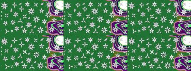 Davetiye ve kartpostal tasarımı için dekoratif çiçek unsurları. Tekstil için figür. Poster ya da kapak için arka plan. Yapraklı çizim şekli. Sevimli zarif çiçekler Raster illüstrasyonu.