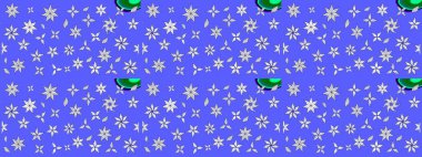 Yapraklı çizim şekli. Şirin, zarif çiçekler Raster illüstrasyonu. Tekstil için figür. Poster ya da kapak için arka plan. Davetiye ve kartpostal tasarımı için dekoratif çiçek unsurları.