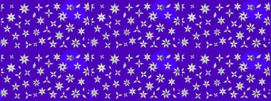 Tekstil, kumaş, ambalaj, hatıra defteri için hoş bir çiçek arkaplanı. Çocuksu tasarım. Menekşe arkaplanda. Elle çizilmiş karalama çiçekleri ile Raster çizim deseni.