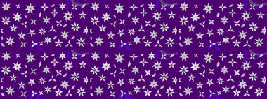 Raster illüstrasyonu. Eskiz tarzı menekşe rengi. Raster illüstrasyonu. Şirin karalamalı çiçek desenli çizim. El yapımı çiçek ve bitki koleksiyonu.