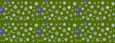 Çizim çiçek deseni duvar kağıdı, web sitesi arka planı, ambalaj kağıdı, davetiye, broşür, afiş veya web sitesi için kullanılabilir. Parlak elementlerin. El çizimi Raster illüstrasyonu.