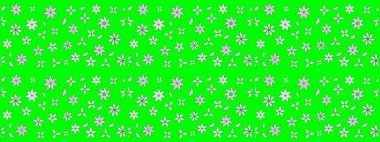 Yeşil renkte güzel çiçekler, suluboya desenli, duvar kağıdı, kart ya da kumaş için fayanslı eskizler. Raster..