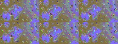 Organik elementler. Botanik çizim kalıbı. Raster deseni. Suluboya etkisi.