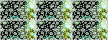 Robot resim stilinde nötr renkler. Şirin karalama çiçekleri olan kusursuz çiçek desenleri. Raster illüstrasyonu. El yapımı çiçek ve bitki koleksiyonu. Raster illüstrasyonu.