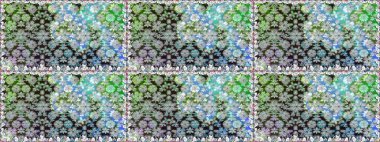 Arkaplan dokusu, duvar kağıdı, çiçek temalı gri renkler. Soyut etnik raster kusursuz desen. Kabile sanatı boho baskısı, klasik çiçek arkaplanı.