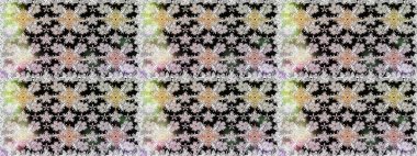 Çiçeksel, nötr, pürüzsüz desen. Klasik taslak çizimi. Raster çiçek izi. Raster Yumuşak kumaş deseni.