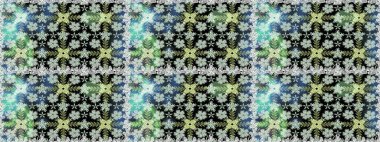 Raster güzel kumaş deseni. Soyut zerafet çiçek arka plan ile seamless modeli.