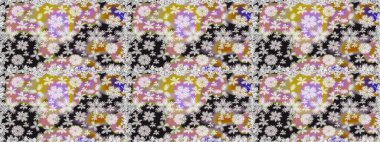 Parlak arka planda çiçek kompozisyonu olan kusursuz suluboya desenleri, ambalajlar, duvar kağıtları, kartpostallar, tebrik kartları, düğün davetiyeleri, romantik etkinlikler vs..