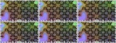 Ağaç dallı bahar çiçekleri ile desen, çiçek silueti ile gri renkler. Raster deseni.