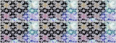 Raster deseni. - Tarafsız çiçekler. Çiçek kompozisyonu. Küçük çiçekte güzel bir desen var. Çiçek kolajı. Çiçek arkaplan. Doğa.