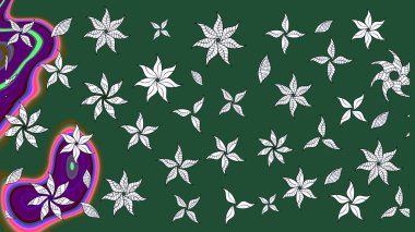 Çiçeğin suluboya çizimlerinin mükemmel deseni. Raster illüstrasyonu. Suluboya çizim kalıbı. Moda baskısı. Eski model. Dekorasyon ve tasarım için güzel desen.