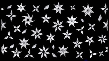 Siyah renkte zarif çiçek buketi suluboya. Renkli Bahar Teması eskiz kalıbı. Raster illüstrasyonu. Düz Çiçek Elementleri Tasarımı.