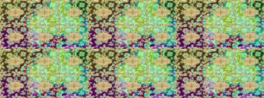 Tekrarlayan elementlerle soyut arkaplan oluşturun. Raster illüstrasyonu. Klasik altın desenli eskiz. Tarafsız renklerde altın ve altın elementler.