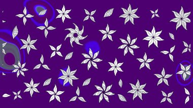 Güzel kumaş deseni. Raster illüstrasyonu. Bahar çiçekli güzel bir çiçek deseni..