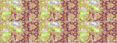 Raster oryantal süs. Tarafsız renklerde altın elementlerle çizim. Altın deseni çiz.