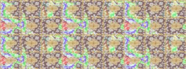 Doğulu stil, altın elementlerle altın rengi nötr renkte arabesk yapar. Raster altın desen. Kıvrımlı çizimler.