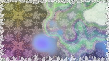 Tarafsız renklerde çok renkli, zarif küçük çiçekler ve komik böcekler, raster deseni, illüstrasyon.