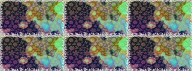 Gri renkli gri papatya deseni. Gri renklerde. Raster illüstrasyonu.