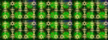 Raster illüstrasyonu. Lace Snowflakes 'in etnik kökü. Mandalas 'ın dekoratif dokusu. Folk Style. Kumaş veya Duvar Kağıdı Tasarımı. Tekstil için Lacy Fashion Print. Şekillendirilmiş Çiçekler.