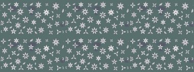 Düz Çiçek Elementleri Tasarımı. Renkli Bahar Teması eskiz kalıbı. Tarafsız renklerde çiçekler. Raster illüstrasyonunda çiçek deseni çizimi.