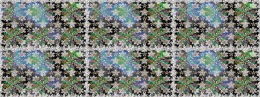 Sorunsuz çiçek deseni kaydırma kağıt, davet, el ilanı, afiş veya Web sitesi Web sitesi arka plan duvar kağıdı için kullanılabilir. Elle çizilmiş Raster resim. Doodle unsurları.