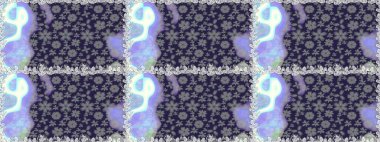 Gri renkli çiçekler. Düz Çiçek Elementleri Tasarımı. Raster illüstrasyonunda kusursuz çiçek deseni. Renkli Bahar Teması Kusursuz Arkaplan.