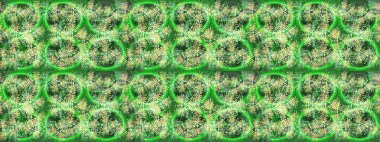 Yeşil, nötr ve sarı renklerde suluboya kar taneleri. Raster illüstrasyon kar taneleri. Kışın sembolü. Güzel dekorasyon.