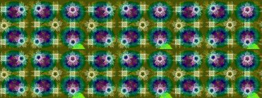 Kar tanelerinin soyut arkaplanlı Noel arkaplanı. Yeşil, mavi ve nötr kar taneleri. Noel için tatil tasarımı, yeni yıl moda baskıları. Güzel tasarım. Raster illüstrasyonu.