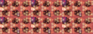 Renkli elementlerle Raster ilginç desen