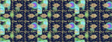 Altın karalama fantezi yapraklarından ve gri renkli çiçeklerden Raster soyut çiçek çelengi. El yapımı dekoratif çerçeve, albüm kapağı, tebrik kartı, klasik Art deco tarzı.