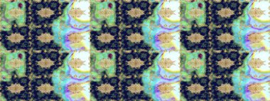 Damask çizimi tekrarlanıyor. Tarafsız renklerde altın element. Barok tarzında altın çiçekli süs. Antika altın tekrarlanabilir duvar kağıdı.