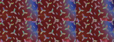 Noel şenliği geçmişi. Karla süslenmiş Noel kar taneleri. Raster illüstrasyonu.