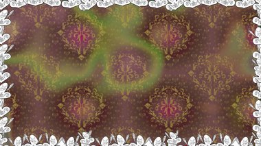 Anti-stres için soyut örnek sayfası. Raster illüstrasyonu. Kahverengi renklerde.