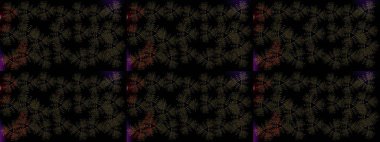 Raster illüstrasyonu. Noel stili. Siyah, gri ve kahverengi renkte kar taneleri.