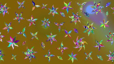 Raster Hip kumaş deseni. Eskiz Vintage Çiçek Deseni.