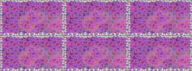 Çocuk kelebeklerin pürüzsüz deseni. Çocuk için Raster Moda Kelebekleri duvar kağıdı. Pembe, mor ve mor arka planda güzel renkli kelebekler..