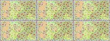 Raster illüstrasyonu. Bej ve nötr üzerinde leke olan oldukça pürüzsüz bir kelebek dokusu. Bahar Kelebeği teması. Duvar kağıdı için böcek dokusunun tekrarı.