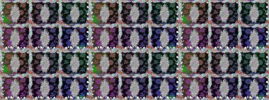 Çiçek deseni. Raster kusursuz. Güzel kumaş deseni. Renkli Bahar Temalı Kusursuz Arkaplan. Düz Çiçek Elementleri Tasarımı.