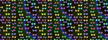 Kelebekli parlak eskiz deseni. Raster illüstrasyonu. Moda Kumaşı Tasarımı. Gri renkli resim.