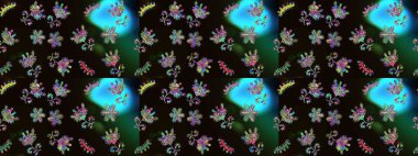 Kullanılabilir Tekstil, tebrik kartı, boyama kitabı, telefon durumda yazdırma için. Raster kına dövme tarzı. Etnik Mandala süsleme. Hint çiçek desenli madalyon desen.