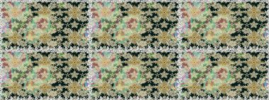 Soyut zarafet, çiçekli arkaplan deseni. Raster Güzel kumaş deseni.